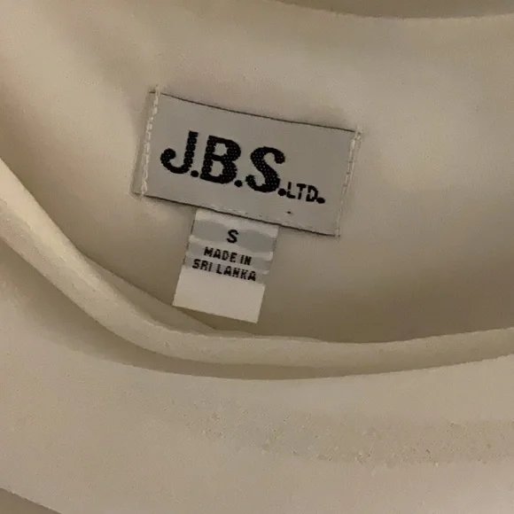 Sale! JBS Ltd. Off Shoulder Blouse w/Flower Detail, Size S, Cream - Picture 5 of 8